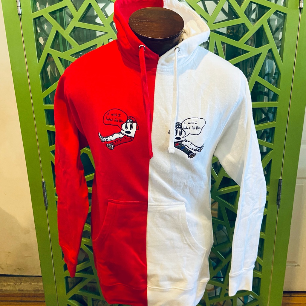 Unxpectd Two-Toned “I Wish I Looked Like Him” Hoodie - New